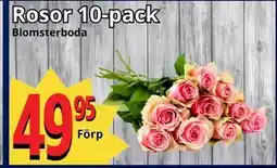 Supergrossen Rosor 10-pack, SEK 49.95 erbjuda