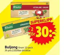 ICA Supermarket Knorr Buljong erbjuda