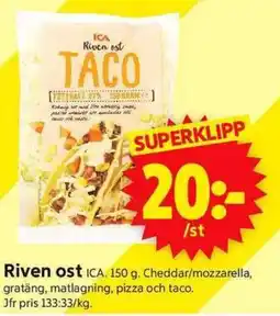 ICA Supermarket ICA Riven est erbjuda