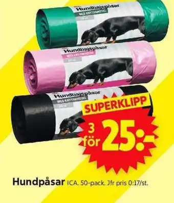 ICA Supermarket ICA Hundpåsar erbjuda