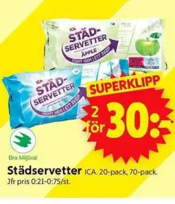 ICA Supermarket ICA Städservetter erbjuda