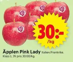 ICA Supermarket Äpplen Pink Lady erbjuda