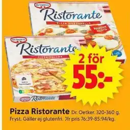 ICA Supermarket Dr. Oetker Pizza Ristorante erbjuda
