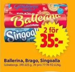 ICA Supermarket Göteborgs Ballerina, Brago, Singoalla erbjuda