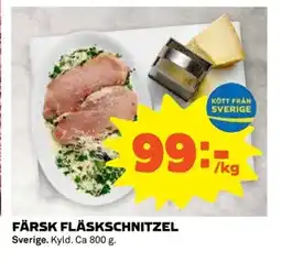 Coop Färsk fläskschnitzel erbjuda