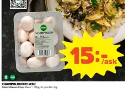 Coop Coop Champinjoner i ask erbjuda