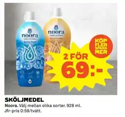 Coop Noora Sköljmedel erbjuda