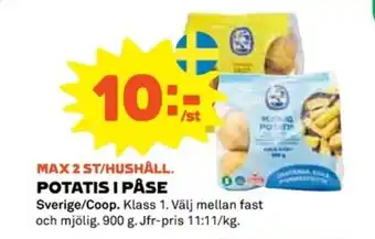 Coop Coop Potatis i påse erbjuda