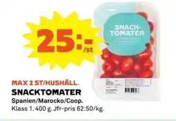 Coop Snack tomater erbjuda