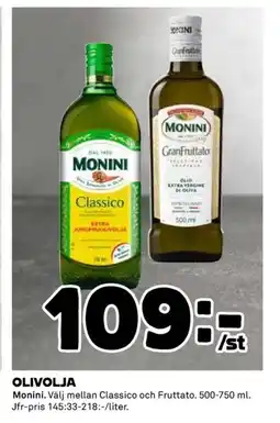 Coop MONINI Olivolja erbjuda