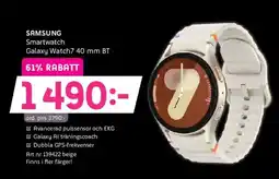 Elon SAMSUNG Smartwatch Galaxy Watch7 40 mm BT erbjuda