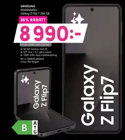 Elon SAMSUNG Mobiltelefon Galaxy Z Flip 7 256 GB erbjuda