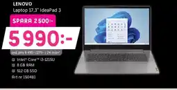 Elon LENOVO Laptop 17,3" IdeaPad 3 erbjuda