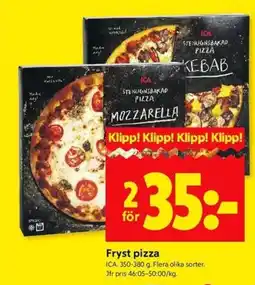 ICA Kvantum ICA Fryst pizza erbjuda
