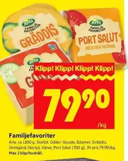 ICA Kvantum Arla Familjefavoriter erbjuda