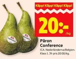 ICA Kvantum ICA Päron Conference erbjuda