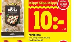 ICA Kvantum ZETA Minipinsa erbjuda