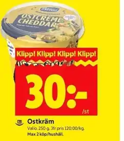 ICA Kvantum Valio Ostkräm erbjuda