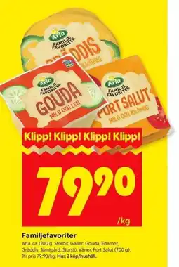 ICA Kvantum Arla Familjefavoriter erbjuda