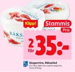 ICA Kvantum ICA Skagenröra, Räksallad erbjuda