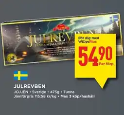 Willys JOJJEN Julrevben erbjuda