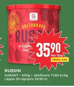 Willys GARANT Russin erbjuda