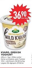 Willys ARLA Kvarg, grekisk yoghurt erbjuda