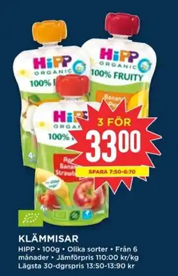 Willys HIPP Klämmisar erbjuda