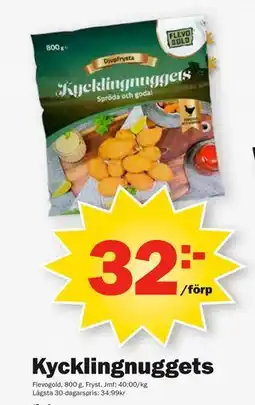 Pekås Kycklingnuggets, SEK 32 erbjuda