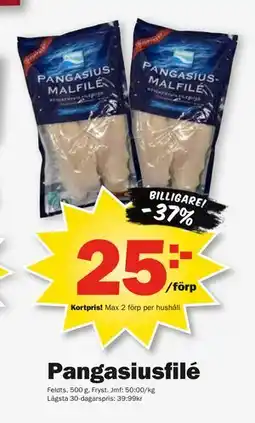 Pekås Pangasiusfilé, Medlemspris erbjuda
