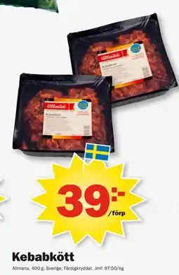 Pekås Kebabkött, SEK 39 erbjuda