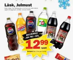 Pekås Läsk, Julmust, Medlemspris erbjuda