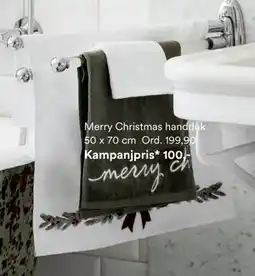 Hemtex Merry Christmas handduk 50 x 70 cm, SEK 100 erbjuda