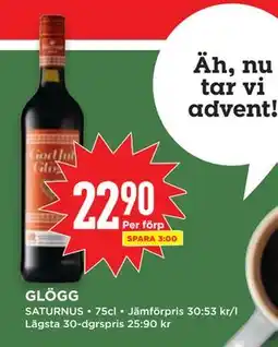 Willys GLÖGG, SEK 22.9 erbjuda