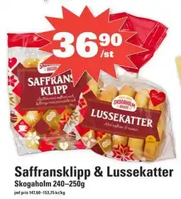 Nära dej Saffransklipp & Lussekatter, SEK 36.9 erbjuda