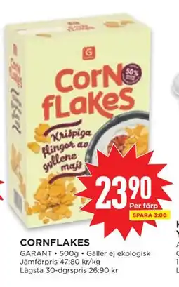 Willys CORNFLAKES, SEK 23.9 erbjuda