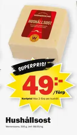 Pekås Hushållsost, Medlemspris erbjuda