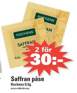 Nära dej Saffran påse, SEK 30 erbjuda