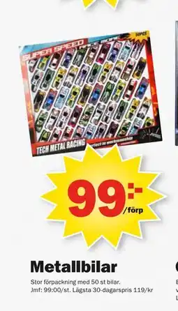 Pekås Metallbilar, SEK 99 erbjuda