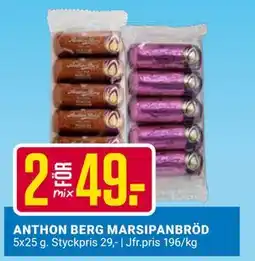 ÖoB ANTHON BERG MARSIPANBRÖD, SEK 49 erbjuda