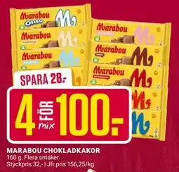 ÖoB MARABOU CHOKLADKAKOR, SEK 100 erbjuda