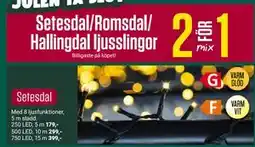 ÖoB Setesdal ljusslingor erbjuda