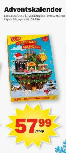 Pekås Adventskalender, SEK 57.99 erbjuda