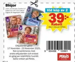 Pekås Blöjor erbjuda