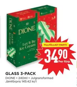 Willys GLASS 3-PACK, SEK 34.9 erbjuda