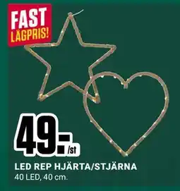ÖoB LED REP HJÄRTA/STJÄRNA, SEK 49 erbjuda