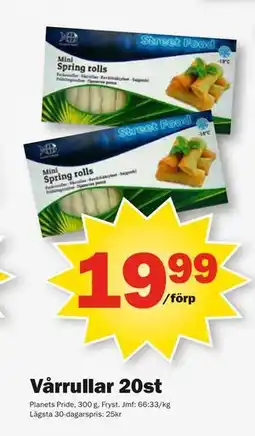 Pekås Vårrullar 20st, SEK 19.99 erbjuda