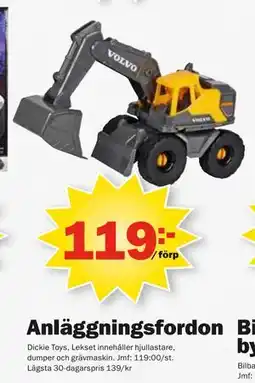 Pekås Anläggningsfordon, SEK 119 erbjuda