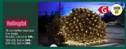 ÖoB Hallingdal ljusslingor erbjuda