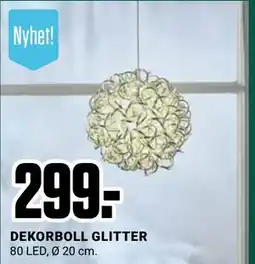 ÖoB DEKORBOLL GLITTER, SEK 299 erbjuda